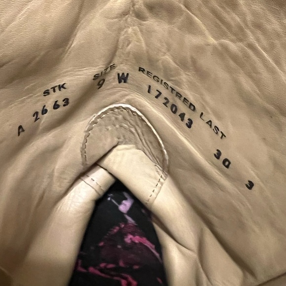 Corral Square Toe Western Boots 9.5W Wide Bone Embroidery - Picture 3 of 13